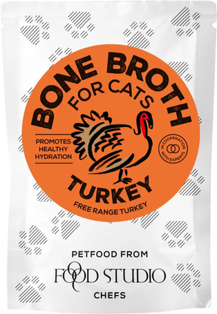 Food Studio szabad tartású - bio pulyka csontleves macskáknak