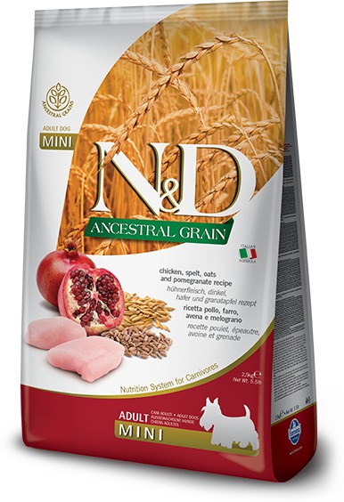 N&D Dog Adult Mini Chicken & Pomegranate Ancestral Grain