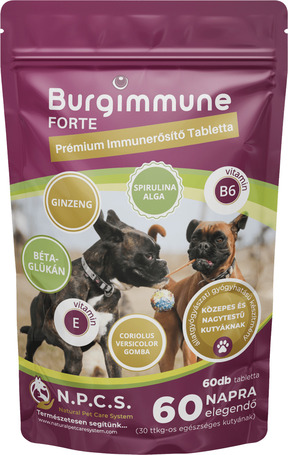 Burgimmune Forte immunerősítő tabletta kutyáknak