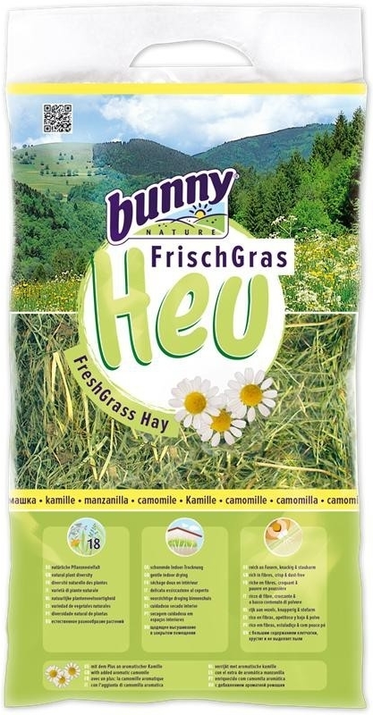 bunnyNature FreshGrass Hay with Camomile