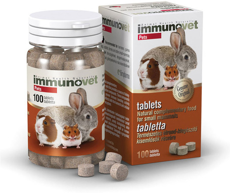 ImmunoVet Pets immunerősítő tabletta kisemlősöknek