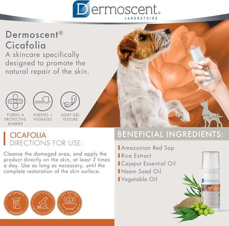 Dermoscent Cicafolia sebkezelő gél kutyáknak és macskáknak