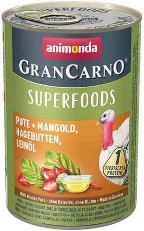 Animonda GranCarno Superfoods pulykával és csipkebogyóval
