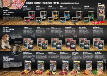 Belcando alutasak vadhússal, kölessel és vörös áfonyával