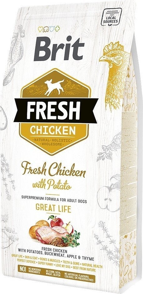 Brit Fresh Chicken with Potato Adult Great Life | Friss csirkehús burgonyával