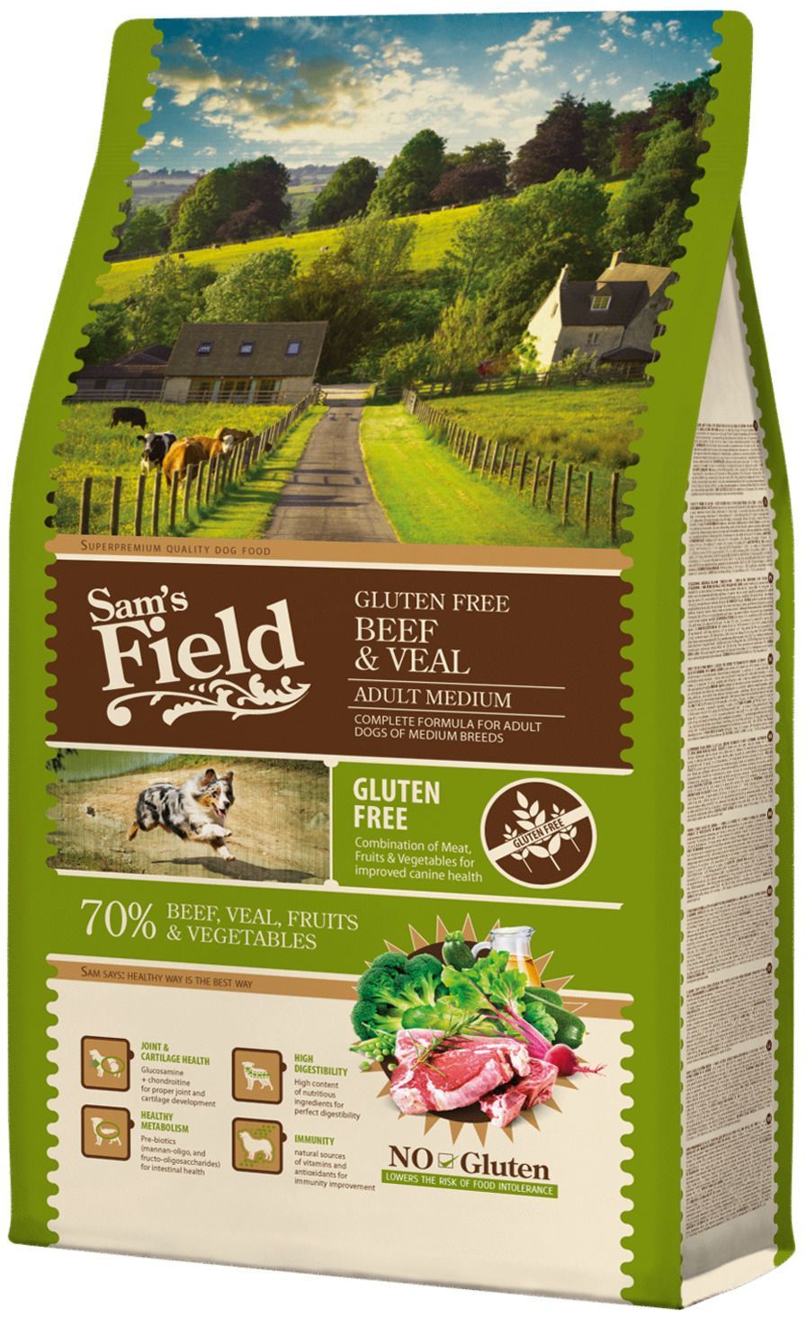 Sam's Field Gluten Free Adult Medium Beef & Veal - zoom