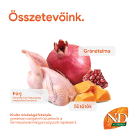N&D Dog Grain Free Adult Medium/Maxi sütőtök, fürj & gránátalma szuperprémium kutyatáp #5