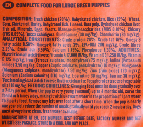 Visán Banters Dog Puppy & Junior Large Breed