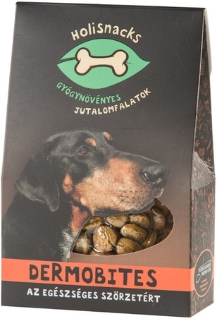 HoliSnacks Dermobites gyógynövényes jutalomfalat az egészséges szőrzetért
