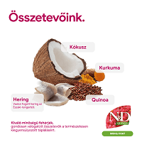 N&D Dog Grain Free Quinoa Skin & Coat Herring – Bőr- és szőrproblémákra | Szuperprémium kutyaeledel #5