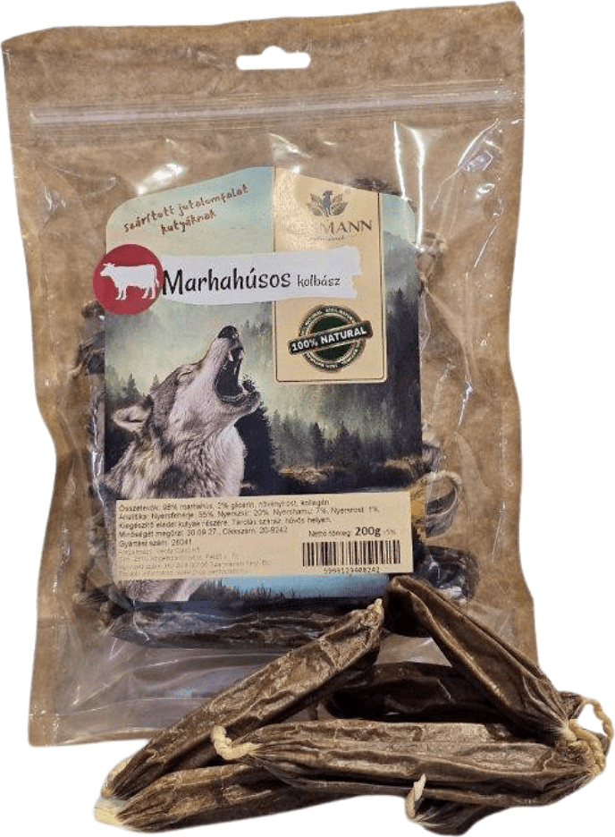 Teomann marhahúsos kolbászkák kutyáknak