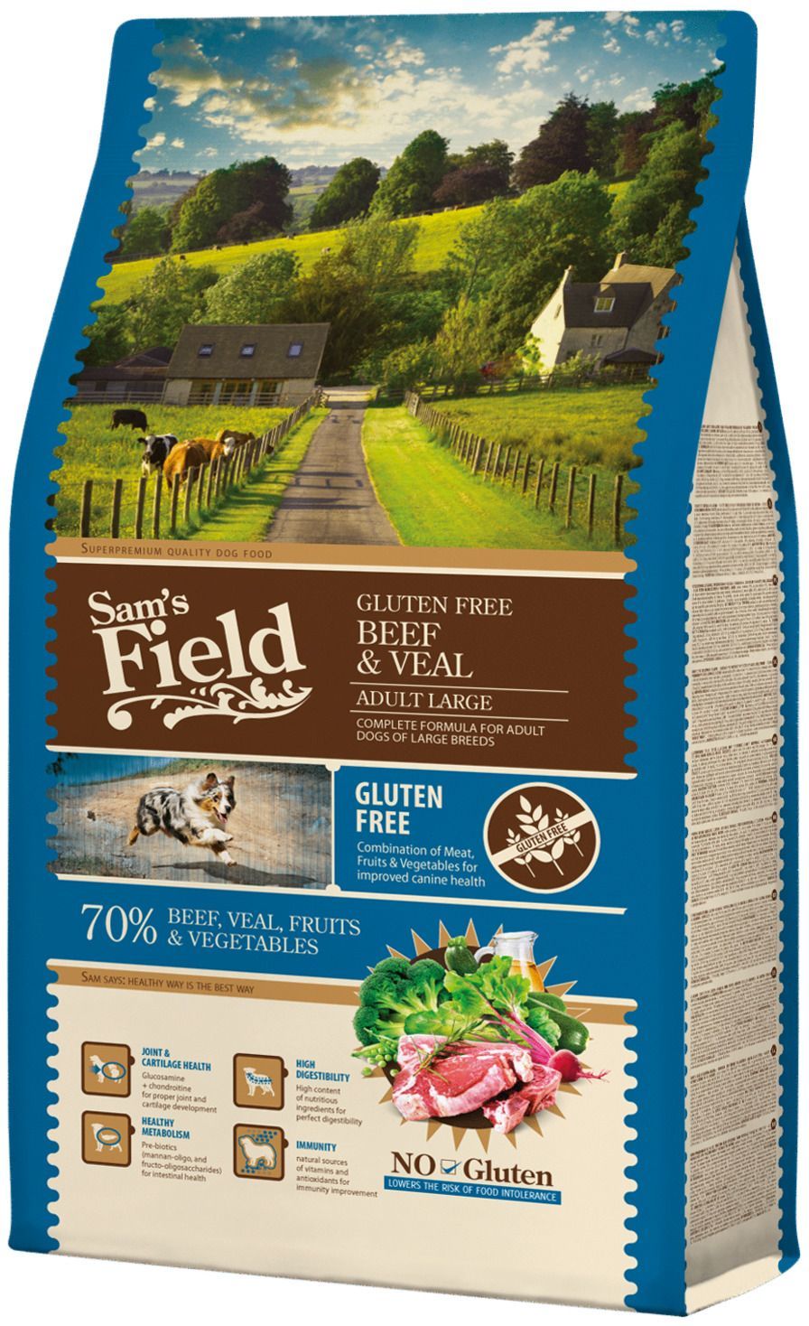 Sam's Field Gluten Free Adult Large Beef & Veal - zoom