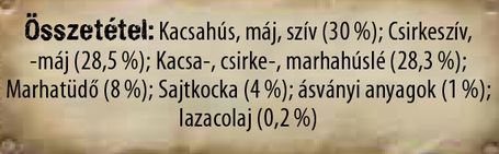 Leonardo Finest Selection alutasak kacsahússal és sajttal