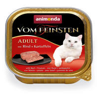 Animonda Cat Vom Feinsten Adult tăviță cu vită și cartofi