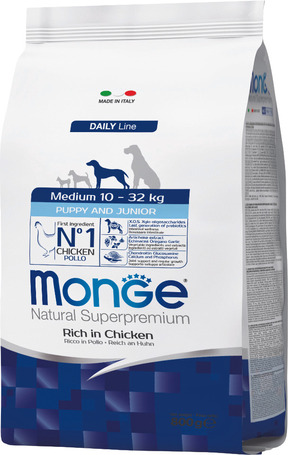 Monge Daily Line Dog Medium Puppy & Junior (29/18)