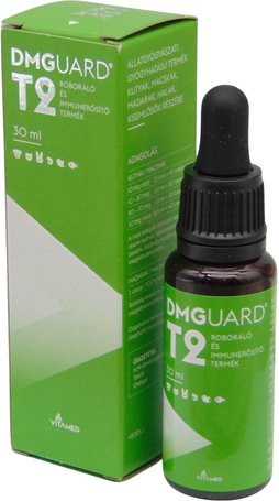 DMGuard T2 immunerősítő készítmény taurinnal macskáknak, kutyáknak, kisállatoknak, díszmadaraknak és díszhalaknak