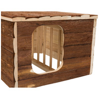 Trixie Hilke házikó beépített széna tartóval #11