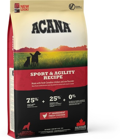 Acana Sport & Agility kutyatáp nagy fizikai igénybevételnek kitett kutyák számára