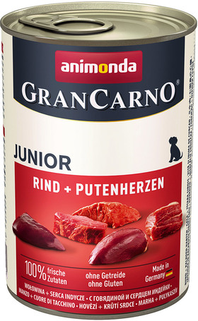 Animonda GranCarno Junior pulykaszíves és marhahúsos konzerv