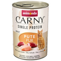 Animonda Carny Single Protein - Conservă cu carne pură de curcan pentru pisici