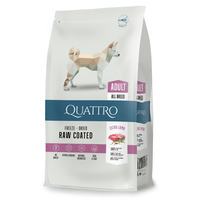 Quattro Adult Lamb Raw Coated - Hrană super-premium hipoalergenică pt câini Adulți de toate rasele cu carne extra de miel