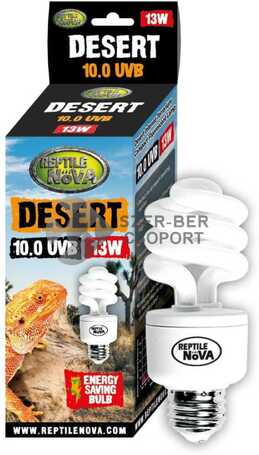 Reptile Nova Desert UVB 10.0 energiatakarékos terrárium izzó