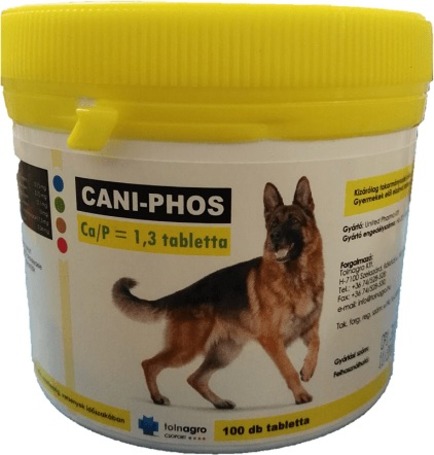 Cani-Phos Ca/P 1,3 étrend kiegészítő tabletta