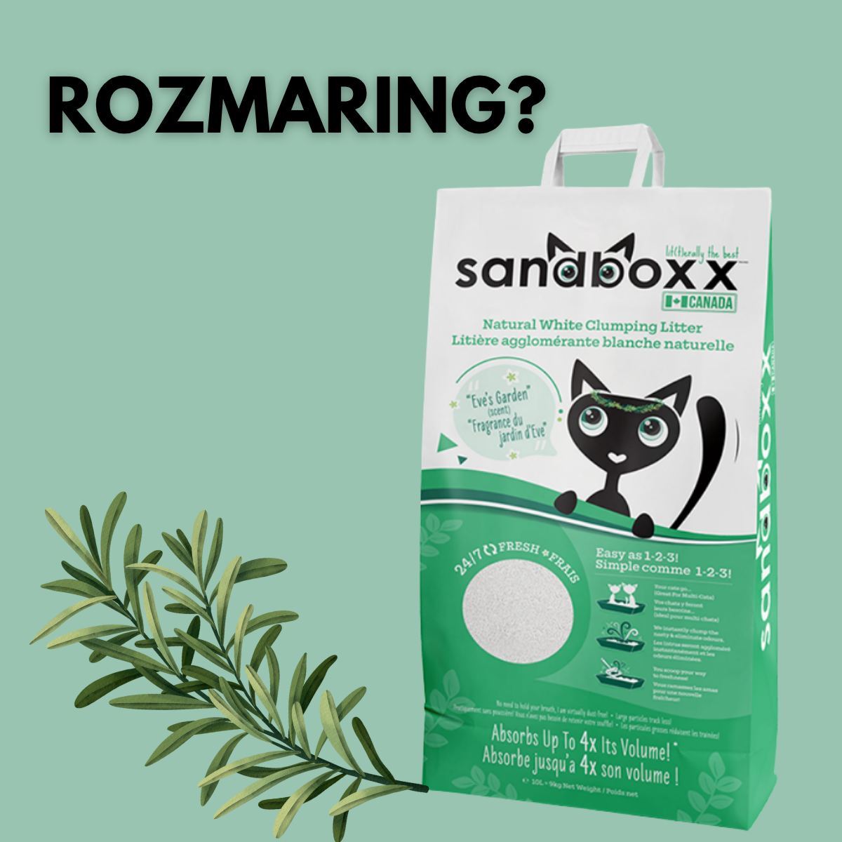 Sandboxx - Nisip pentru pisici cu ultra absorbție - zoom
