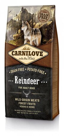 CarniLove Adult Reindeer - Rénszarvashúsos táp felnőtt kutyáknak