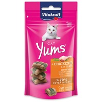 Vitakraft Cat Yums extra puha csirkés-macskafüves jutalomfalatkák macskáknak