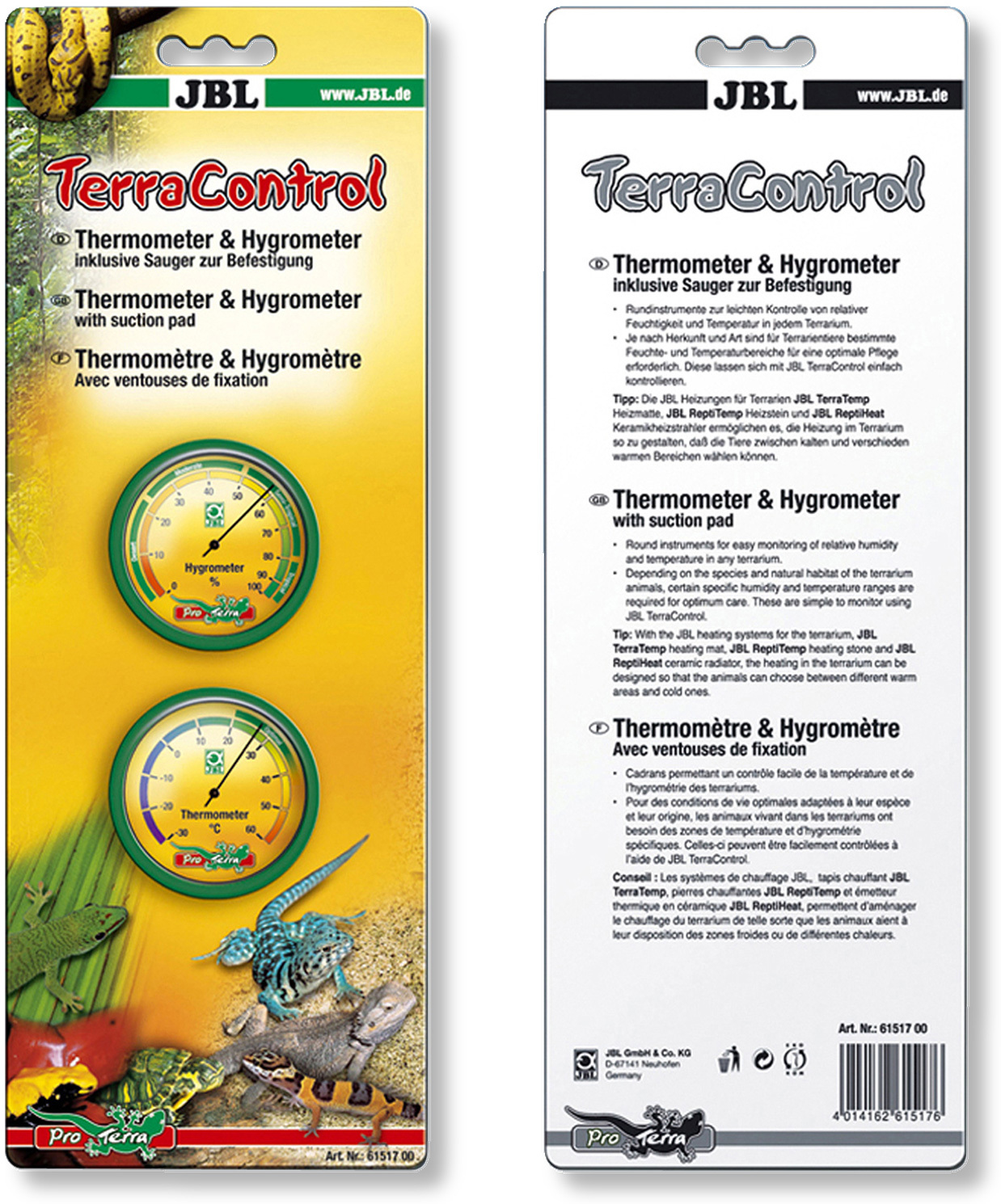 JBL TerraControl higrometru și termometru
