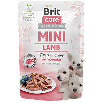 Brit Care Mini Puppy Lamb în sos 85 g