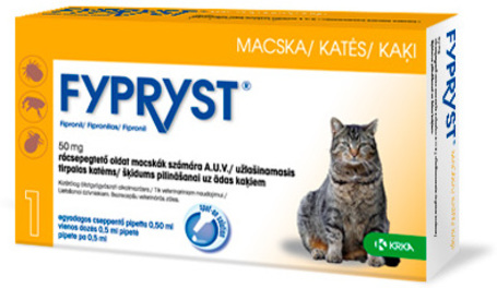 Fypryst rácsepegtető oldat macskáknak
