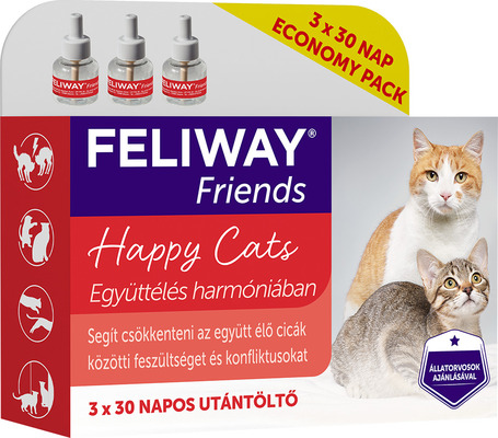 Feliway Friends nyugtató hatású párologtató macskáknak