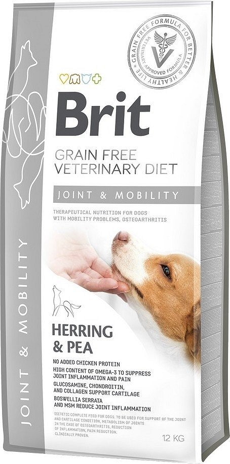 Brit VD Dog Grain Free Joint & Mobility hering, borsó
