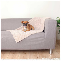 Trixie selymes tapintású plüssszőrmés takaró kutyáknak - Mancsmintás #2