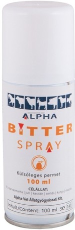 Alpha Bitter Spray sebnyalogatás ellen