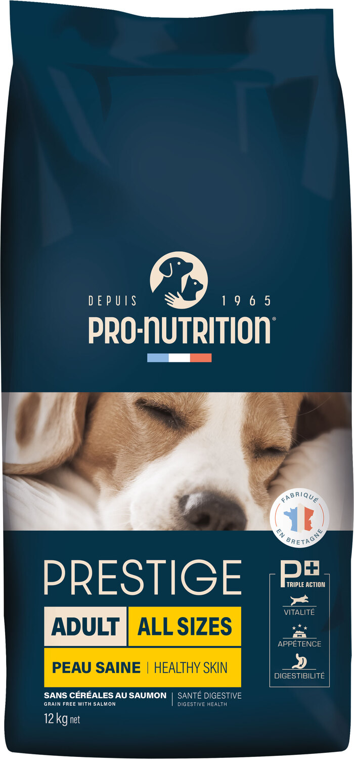 Pro-Nutrition Prestige Adult All Size Healthy Skin | Hrană fără cereale cu carne de somon | Pentru câini adulți