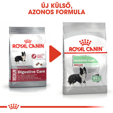 Royal Canin Medium Digestive Care - Száraz táp érzékeny emésztésű, közepes testű felnőtt kutyák részére