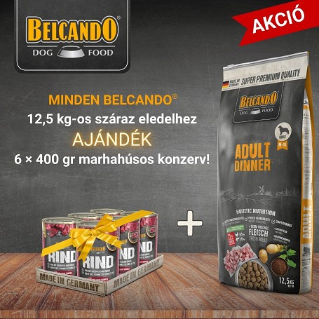 😱🎁7290 Ft értékű ajándék minden 12.5 kg-os Belcando táp mellé?! IGEN!
