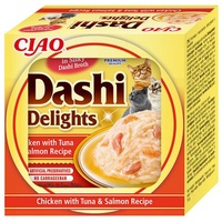 Inaba Cat Dashi Delights Chicken with Tuna & Salmon Inaba Cat Dashi Delights Chicken with Tuna & Salmon