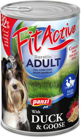 FitActive Dog Adult Duck & Goose conservă pentru câini