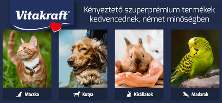 Kényeztető Vitakraft termékek kedvencednek német minőségben