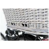 Trixie szürke fonott szállítókosár kerékpárra #9