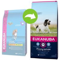 Eukanuba Mature & Senior Medium | Hrană super premium pentru câini senior | Talie medie