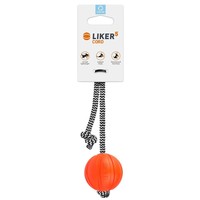 Liker minge portocalie cu șnur pentru câini