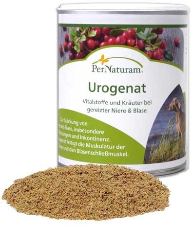 Pernaturam Urogenat amestec de plante pentru câini - pentru susținerea funcției renale și a vezicii urinare, incontinență, flatulență - zoom