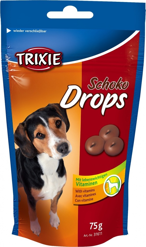 Trixie Schoko Drops - Recompensa cu ciocolata pentru caini - zoom