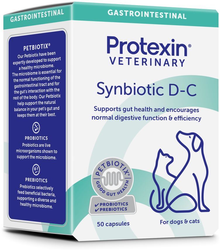 Protexin Synbiotic D-C tablete pentru restabilirea florei intestinale la câini și pisici - zoom