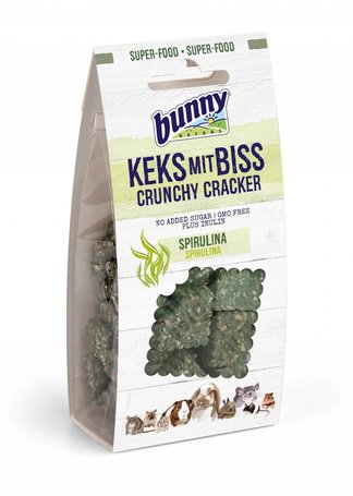 bunnyNature Crunchy Cracker snack spirulinával rágcsálóknak